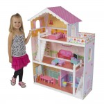 Casa de papusi din lemn Madeira DollHouse cu doua scari interioare Casa de papusi din lemn Madeira DollHouse cu doua scari interioare